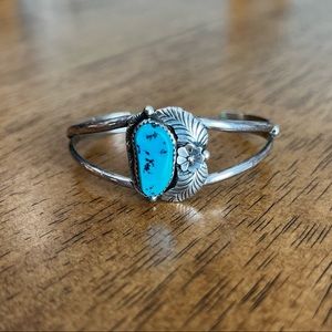 Turquoise Sterling Silver Cuff